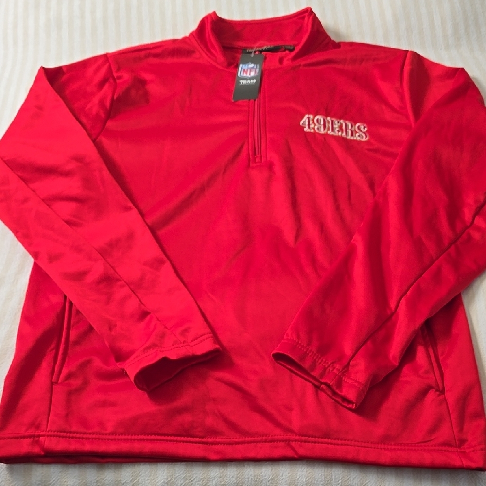 Dunbrooke San Francisco 49ers All-Star Tech Quarter-Zip Size:Medium